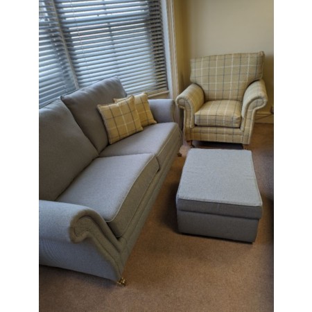 Sturtons - Kinross 3 seater, Chair and Footstool