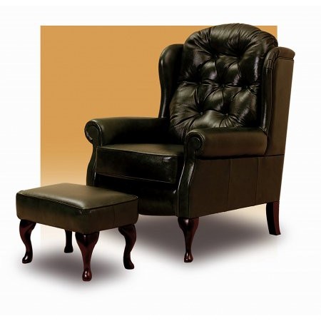 Sturtons - Grace Leather Fireside Chair