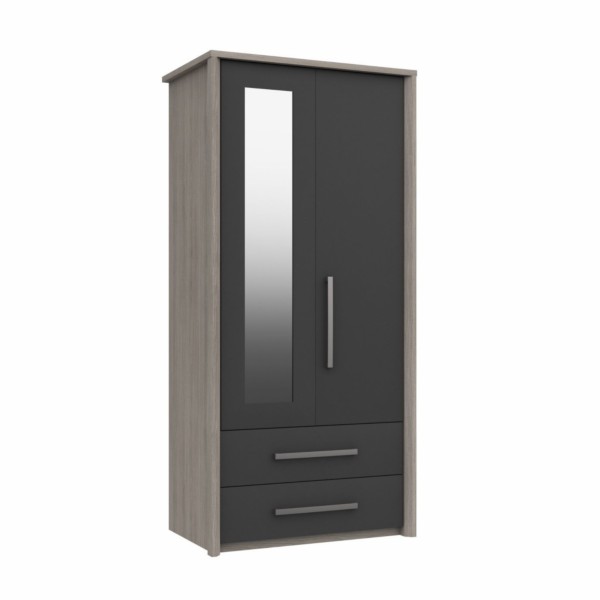 Sturtons - Burley 2 Door 1 Mirror Combi Robe