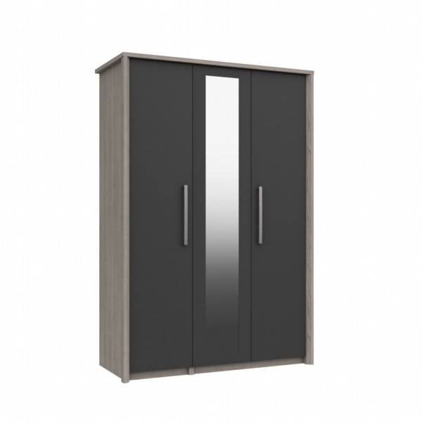 Sturtons - Burley 3 Door 1 Mirror Robe