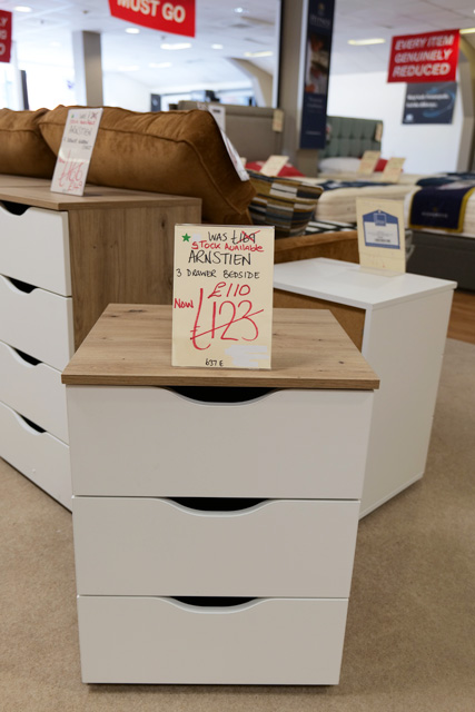 Rauch - Arnstein 3 Drawer Bedside