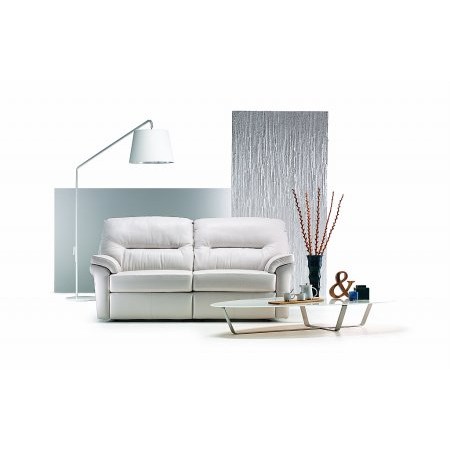 G Plan Upholstery - Washington 2 Seater Leather Sofa