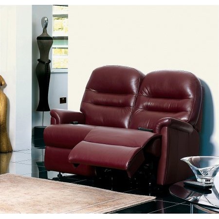 Sherborne - Keswick 2 Seater Leather Reclining Settee