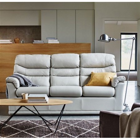G Plan Upholstery - Malvern 3 Seater Leather Sofa