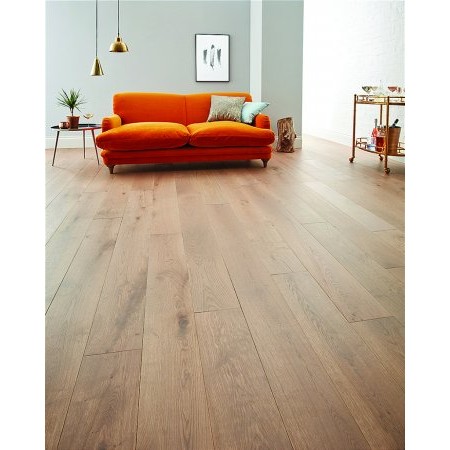 Woodpecker Flooring - Chepstow Planed Grey Oak Wood Flooring