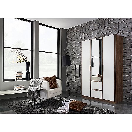 Rauch - Essensa 2 Drawer 3 Door Hinged Wardrobe