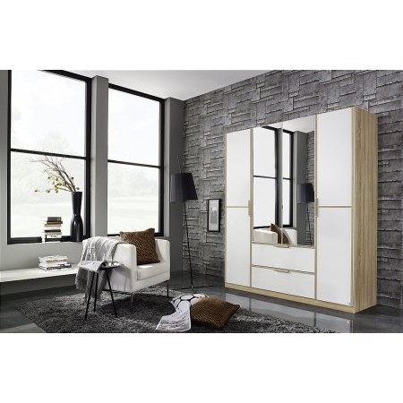 Rauch - Essensa 2 Drawer 4 Door Hinged Wardrobe