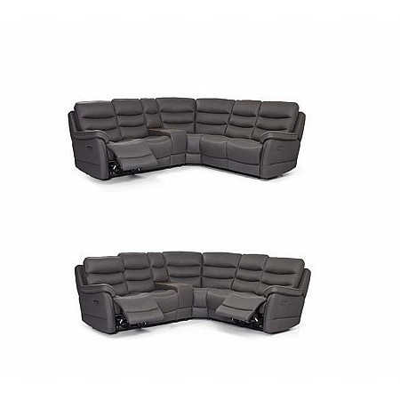 Lazboy - Anderson Leather Corner Sofa