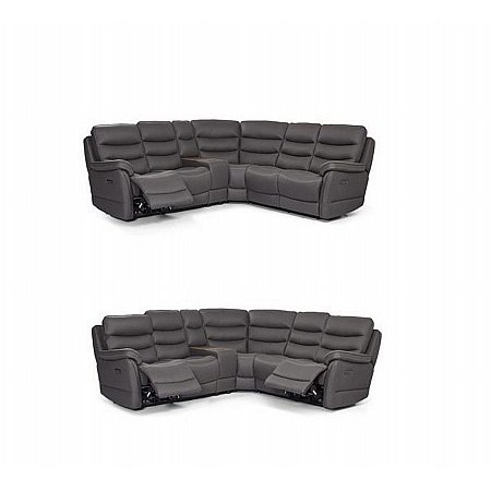 3959/Lazboy/Anderson-Leather-Corner-Sofa