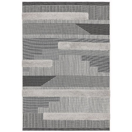 Asiatic Carpets - Monty Black Grey Geometric Rug