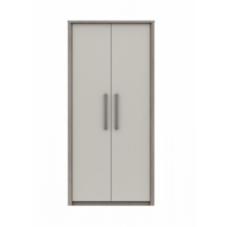 Sturtons - Burley 2 Door Robe White Grey