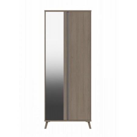 Sturtons - Ashurst 2 Door 1 Mirror Robe Grey