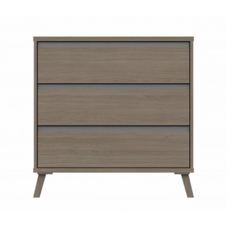 Sturtons - Ashurst 3 Drawer Chest Grey