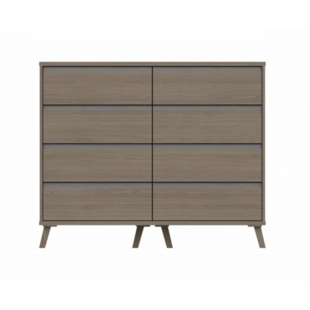 Sturtons - Ashurst 4 Drawer Double Chest Grey